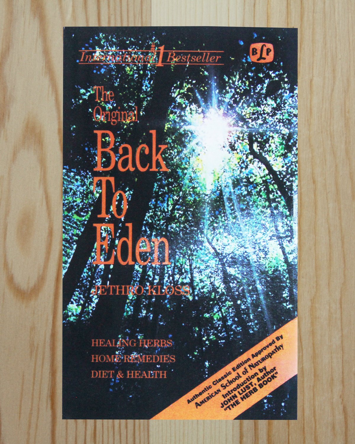 Back To Eden Book